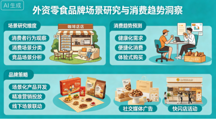某外资零食品牌靠场景研究押中消费趋势