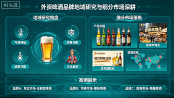 外资啤酒品牌靠地域研究深耕细分市场